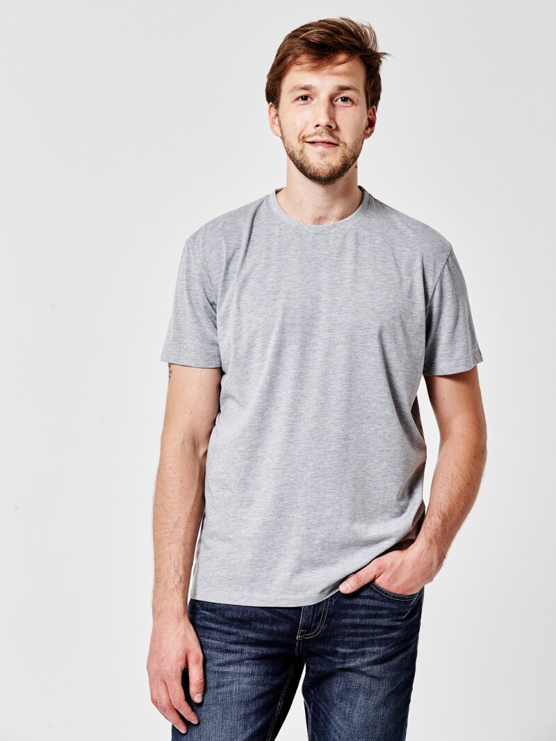 Футболка SLIM, grey melange