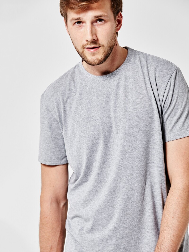 Футболка SLIM, grey melange