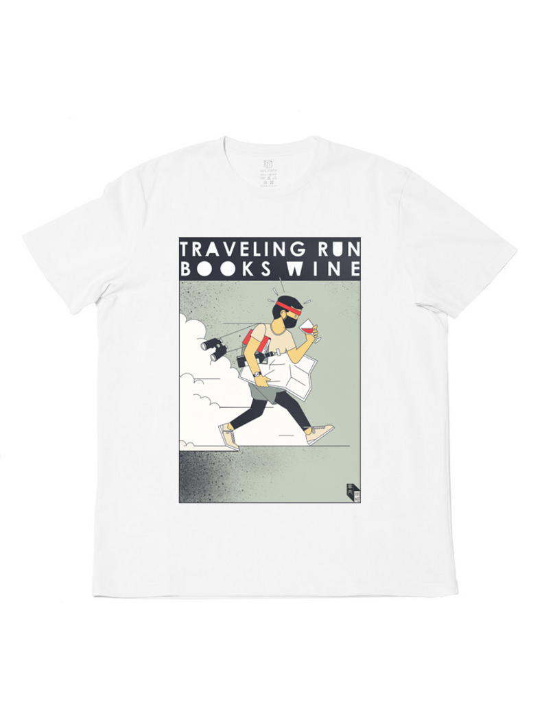Футболка SCHHME positive runner mask, white